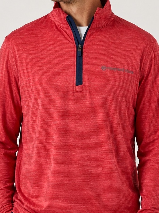 Vineyard Vines Other - Vineyard Vines Men’s Sankaty Performance Quarter Zip Resort Red Pullover Small